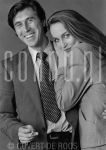 13-10-1976 Brian Ferry and Jerry Hall at Amstel Hotel, Amsterdam The Netherlands.

[keywords]Black & White Image, Posed, Half Length, Eyecontact, Smiling, Singer, Model[/keywords]